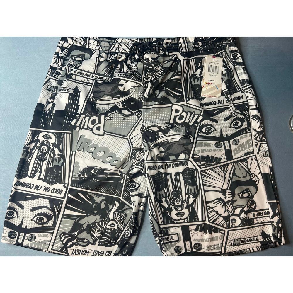 Drill Board Shorts / swimming trunks / casual shorts / hang out shorts size XL